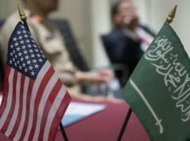 Saudi US Flags